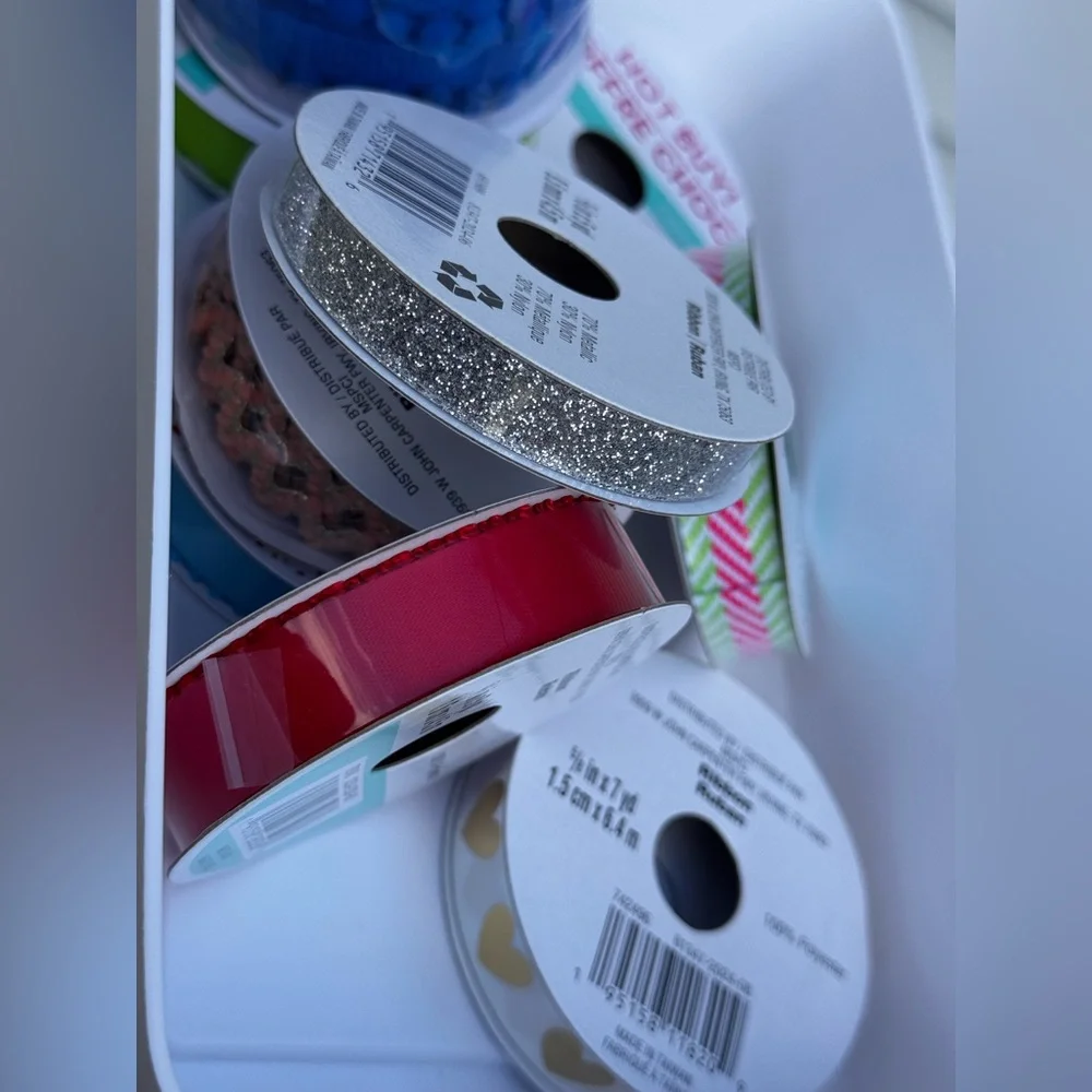 NWT(9)Ribbon Mixed Material ,Michael’s -colorful, for gifts/arts & crafts &more!